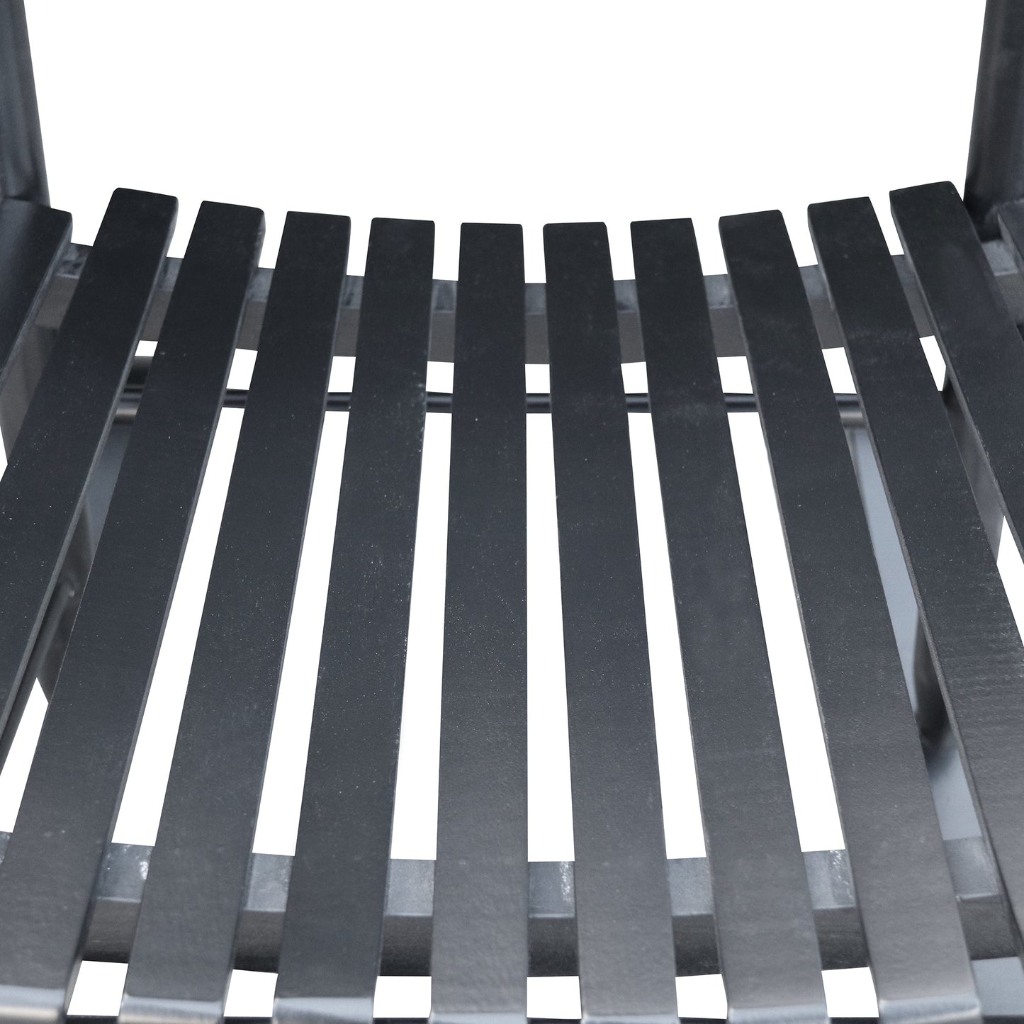 wooden porch rocker chair BLACK - Korvel
