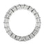 Emerald Cut Lab Grown Diamond Eternity Ring in 14k White Gold