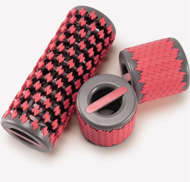 New Design Foldable Collapsible Foam Roller & Light weight Deep Tissue Fitness Muscle Relaxer Massage Roller - Korvel