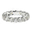Round Cut Lab Grown Diamond Eternity Ring in 14k White Gold
