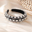 Retro Baroque colored glass drill sponge hair hoop - Korvel
