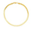 Tobillera de Herringbone Super Flex de Oro Amarillo de 14k - 1.5mm