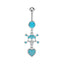 Navel Ring Creative Bat Bee Navel Buckle Navel Ring Body Piercing Jewelry - Korvel