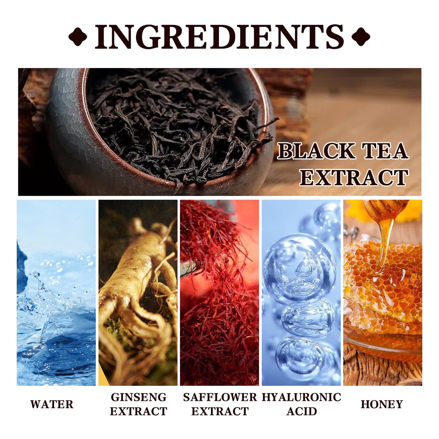 Black Tea Extract Cleansing Mask, Clean And Delicate Pore Brightening Skin Rejuvenating Daub Type Facial Mask - Korvel