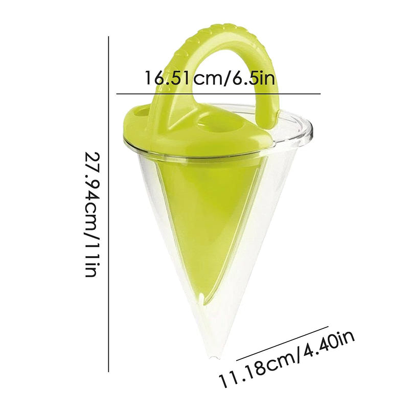 Outdoor family sand hopper with overflow – for beach sand play & garden irrigation. - Korvel
