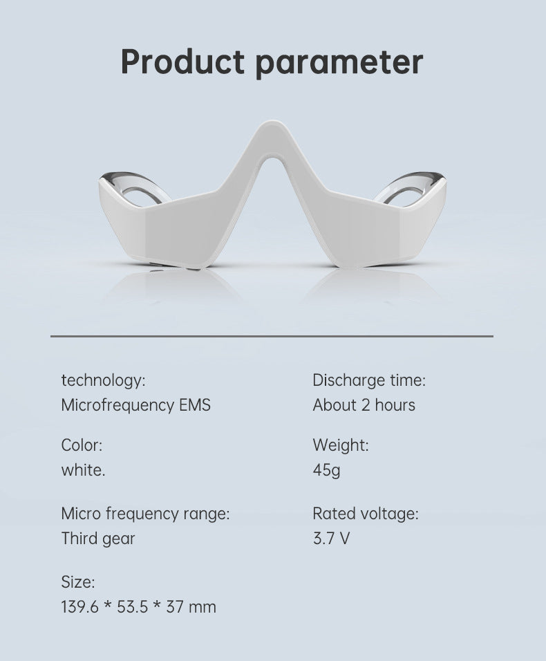 Premium Electric Eye Massager with LED Red Light Therapy