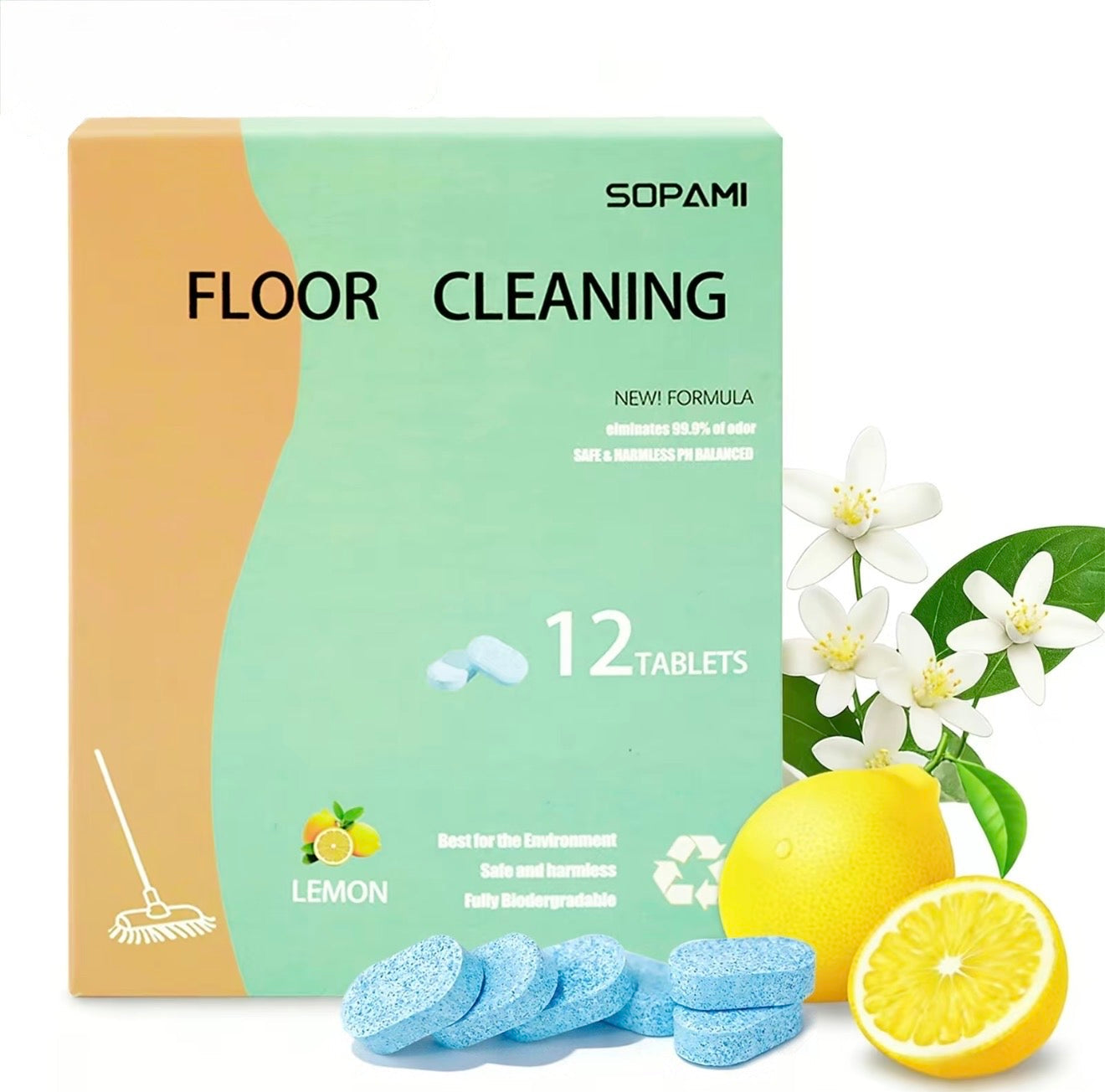 FreshFloor Cleaning Tablets - Convenient Floor Care