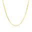 Chaîne en maillons câbles en or jaune 18 carats avec taille de diamant - 1,40 mm