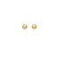 Pendientes de Stud Redondos de Oro Amarillo de 14k - Elegancia Clásica