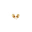 Pendientes de Stud Redondos de Oro Amarillo de 14k - Elegancia Clásica