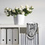 Twisted Corner Clock: Retro Melting Design with Roman Numerals