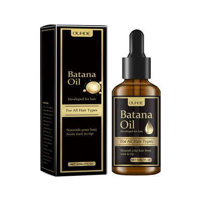 Batana Hair Care Essential Oil, Nourishing And Moisturizing Soft Repair Vitamin E Nourishes The Scalp And Gives It A Glowing Glow - Korvel