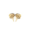 14k Two-Tone Gold Multi-Textured Open Circle Earrings