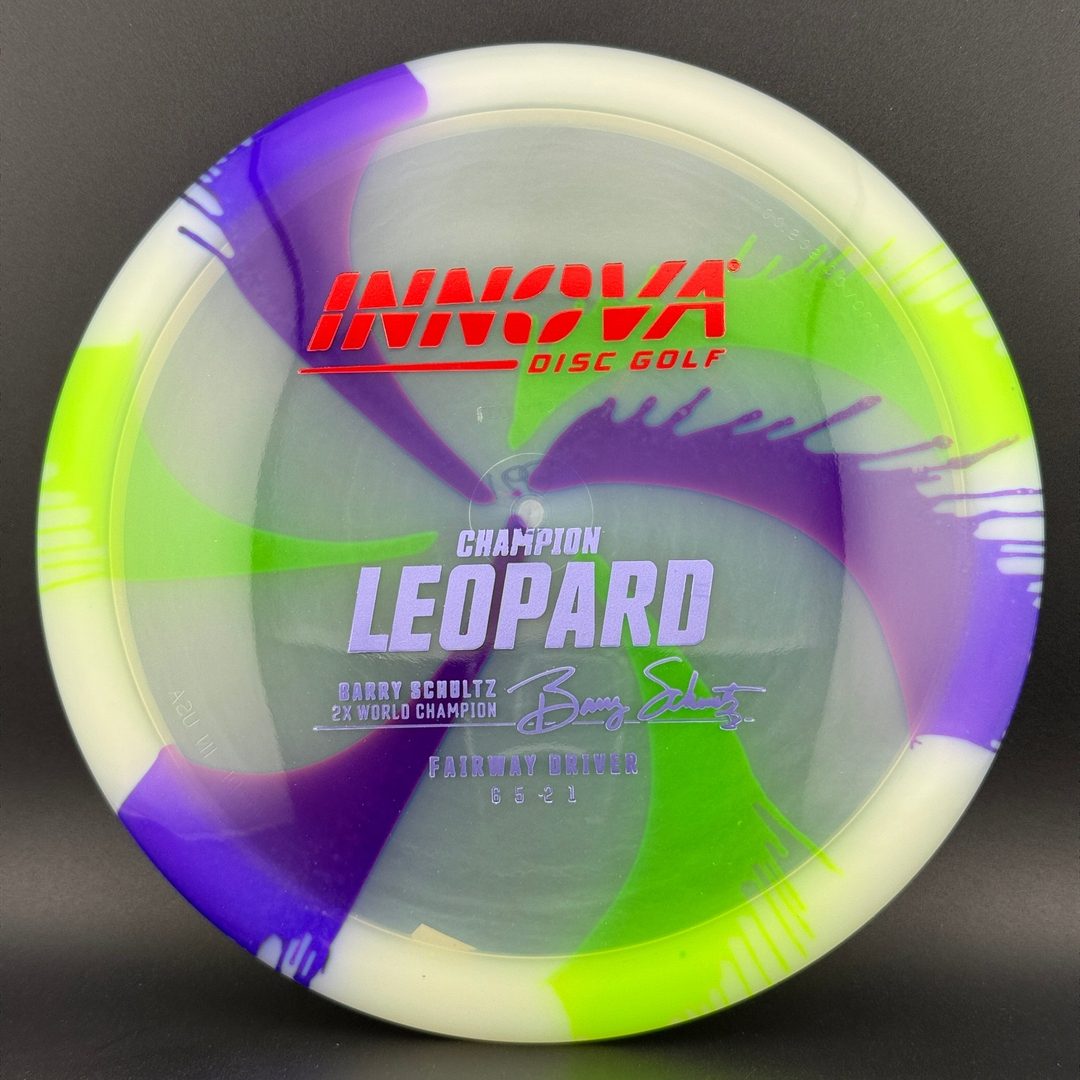 I-Dye Champion Leopard Disc Golf Driver