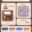 Mingke Mini Watercolor Paint Box with Notebook - 8 Colors