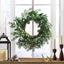 Elegant 24.5" Leaves Wreath for Home Decor