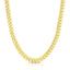 Chaîne Miami Cuban semi-solide en or jaune 14k de 6,1 mm