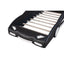 Twin Size Race Car-Shaped Platform Bed with Wheels - Black