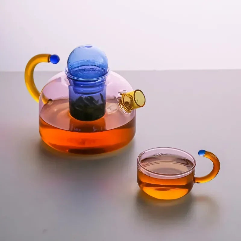 Premium Heat Resistant Glass Teapot for Tea Lovers
