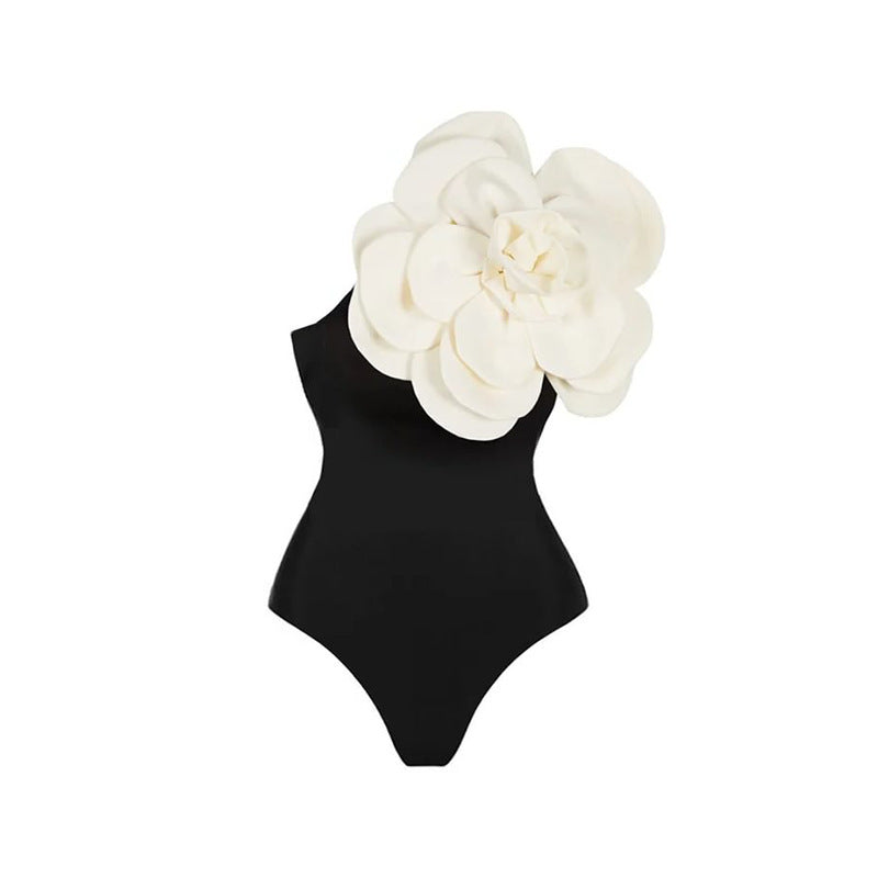 Swimsuit Women's 3D Flower Tight Beach Resort Swimsuit - Korvel