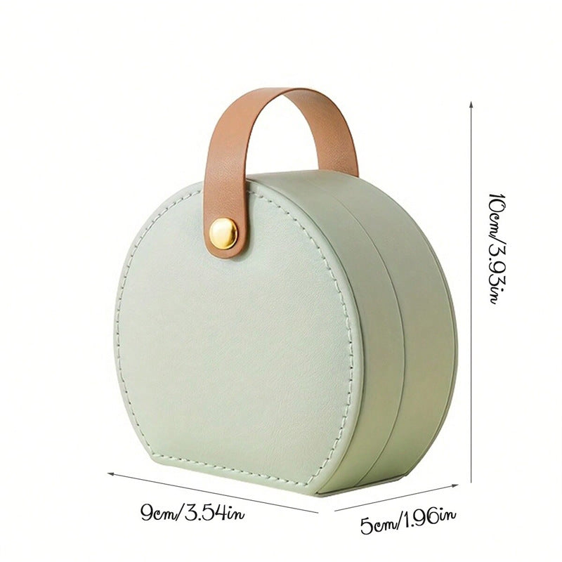 Customized pattern PU jewelry box for high-end travel rings necklaces and accessories - Korvel