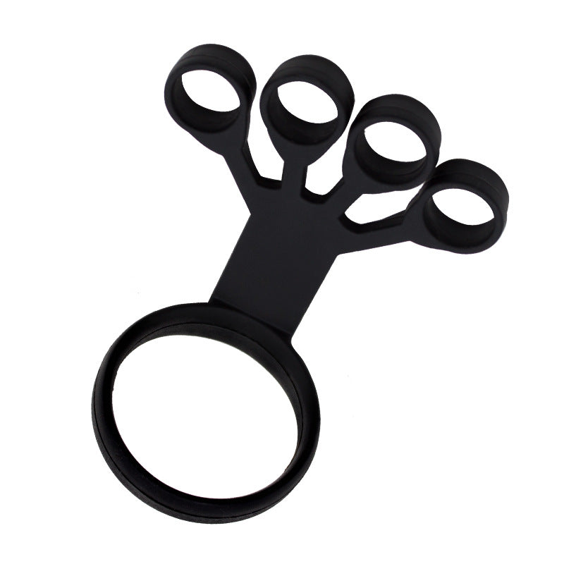 Silicone Wrist Stretcher Finger Exercise Trainer Finger Tension Circle Five Fingers - Korvel