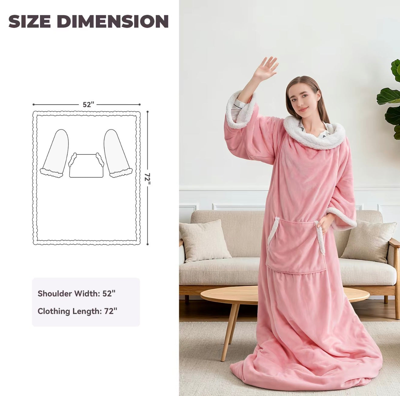 CozyNest Heated Wearable Blanket - Korvel