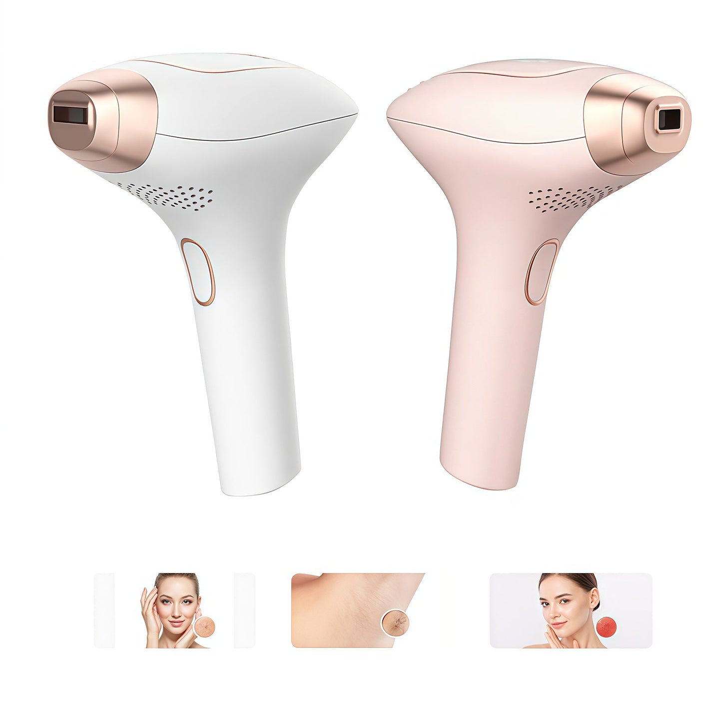 Appareil portable d'épilation IPL avec tête remplaçable