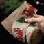 Christmas ribbon imitation linen ribbon decoration bow accessories snowflake Christmas ribbon in stock - Korvel