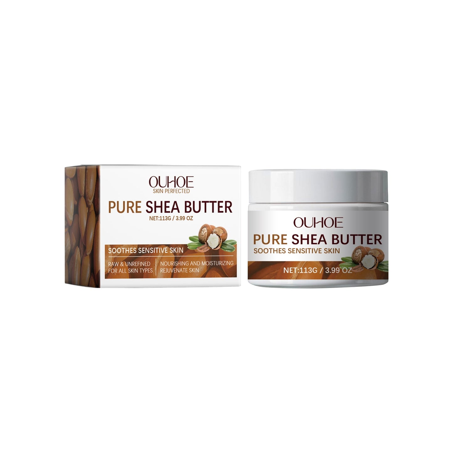 Shea Butter Moisturizer, Soothing Skin Discomforter Redness Moisturizing Refreshing Daily Maintenance Topical Cream - Korvel