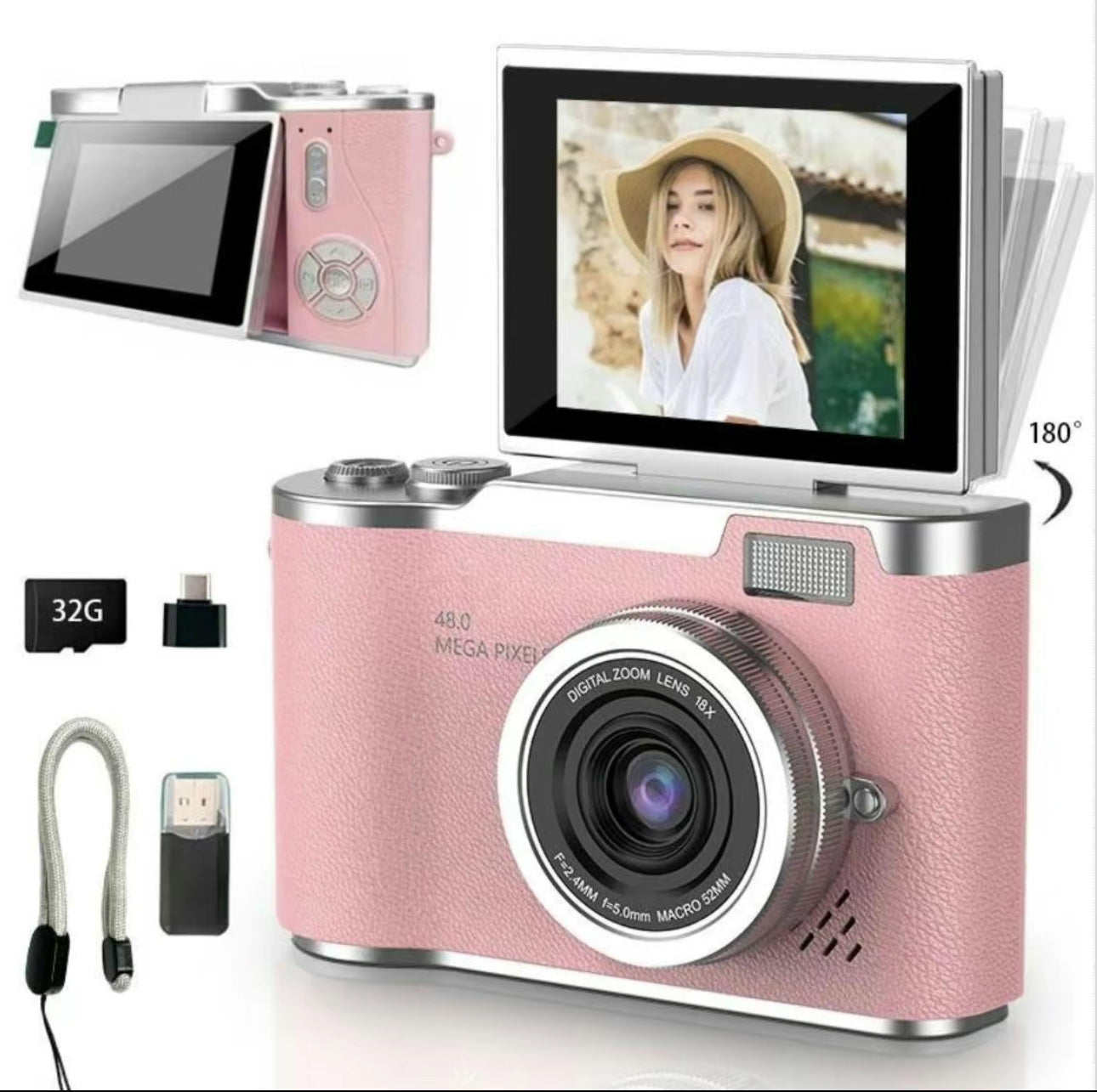 VlogSnap 1080P Camera - Compact & Versatile