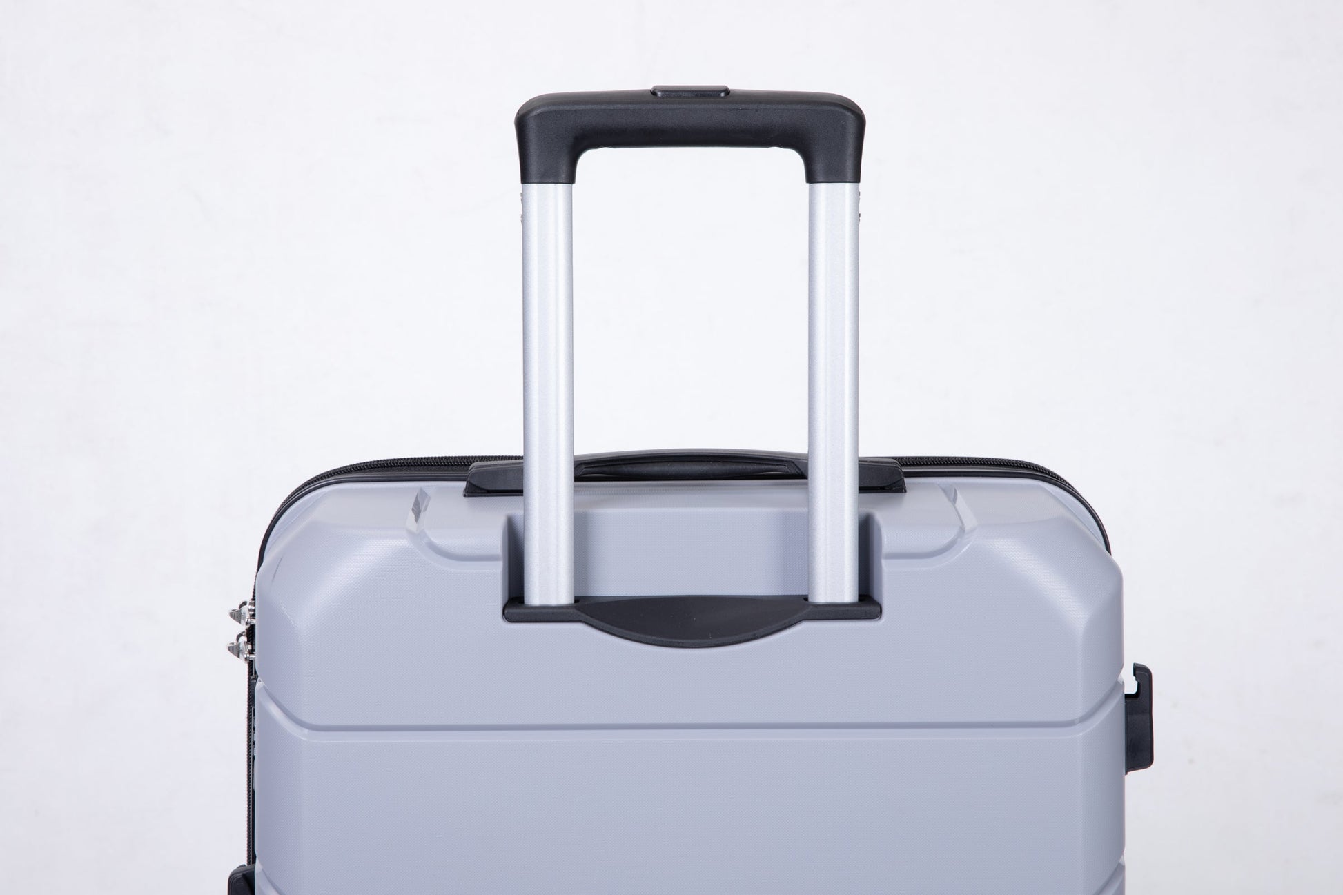 Hardshell Suitcase Spinner Wheels PP Luggage Sets Lightweight Suitcase with TSA Lock,3-Piece Set (20/24/28) ,Silver - Korvel