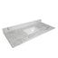 Montary 43x22 Bathroom Vanity Top with Undermount Sink