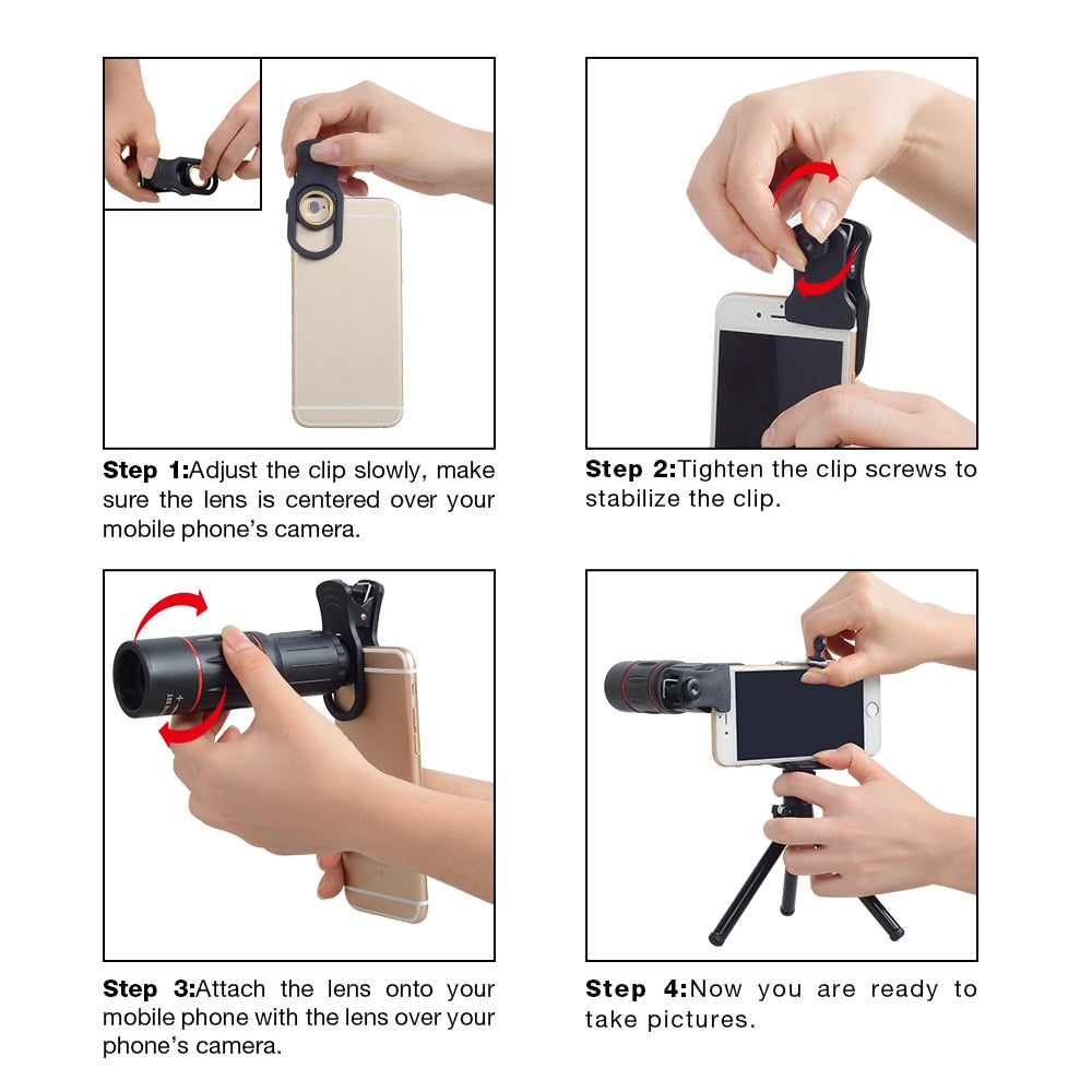 APEXEL 18X Telescope Zoom Mobile Phone Lens