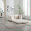 Canapé-lit futon convertible 3 plis - Gris foncé, Gris clair et Beige