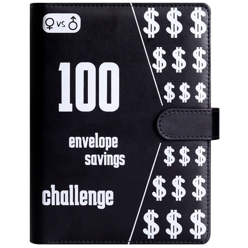 100 Envelope Challenge Binder Couples 100 Day Challenge Savings Savings Notebook - Korvel