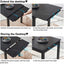 Black Ceramic Expandable Dining Room Table for Small Spaces