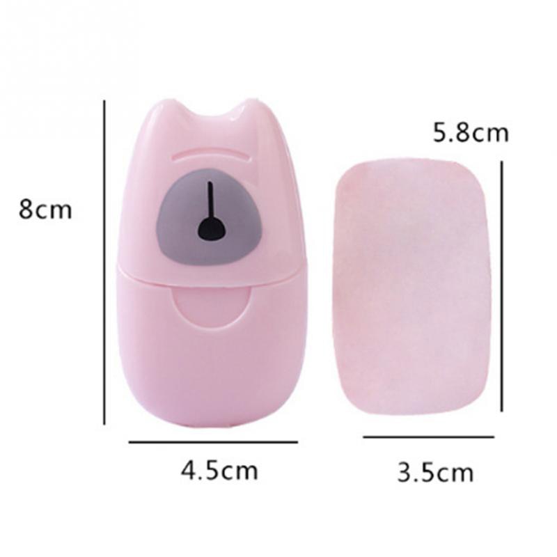 150pcs Disposable Boxed Paper Soap Travel Portable Hand Washing Box Scented Slice Sheets Mini Soap Paper Travel Makeup - Korvel