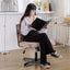 Premium Armless Pink Office Desk Chair