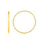 Endless Hoop Style Earrings in 14K Yellow Gold