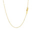 14k Yellow Gold Diamond Cut Bead Chain - 1.0mm
