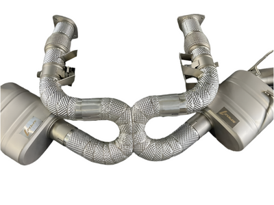 SPDZ1 Ultra Edition X-Pipe Exhaust System for Corvette C8 Stingray (AFM/NPP) - Korvel