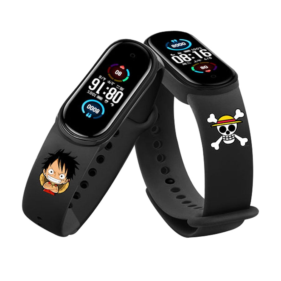 Silicone Bracelet For Xiaomi Mi Band 5 for miband 5 4 3 strap print Wrist Band for xiaomi miband 4 3 bracelet  Accessories - Korvel
