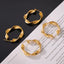 Titanium Steel Twisted Earrings - Korvel