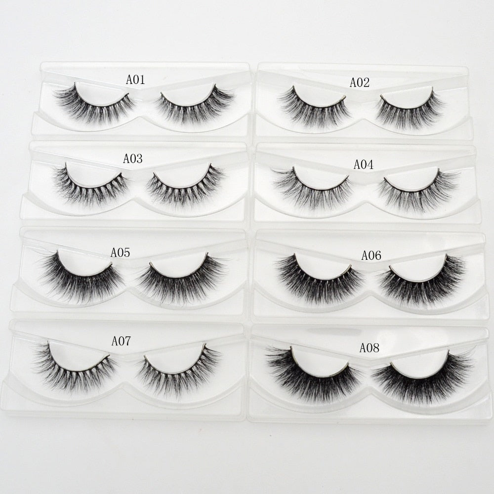 3D Mink False Eyelashes - Handcrafted Luxury Lashes