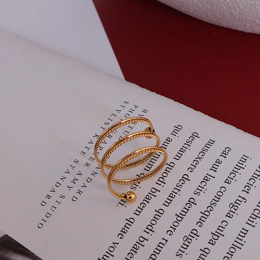 Titanium Steel Wrap Ring - Korvel