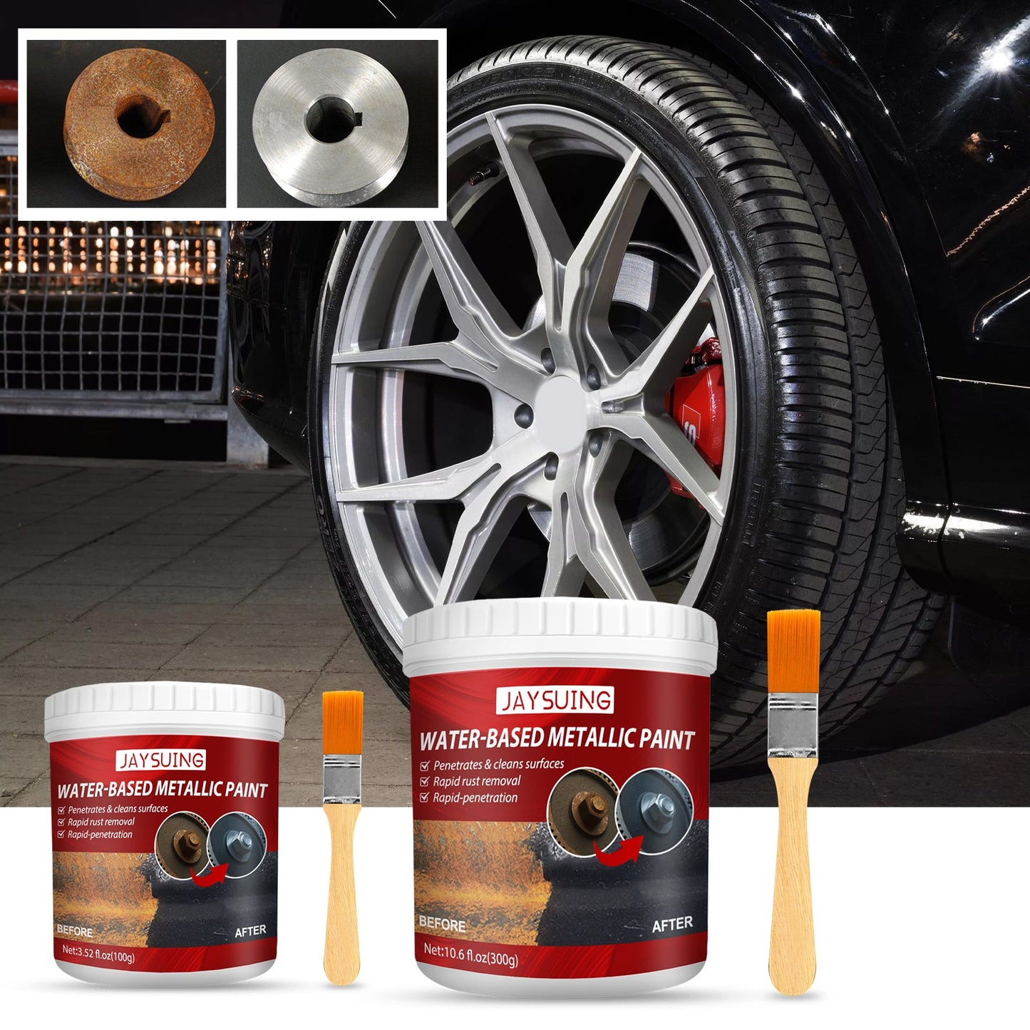 Rust Free Primer, Metallic Paint Rust Resistant Radiator Anticorrosion Conversion Reconditioning Coat Primer Conversion Agent - Korvel