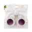 Personalized girl fashion glasses, baby headband set, sun visor - Korvel