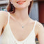 1 Carat Moissanite 925 Sterling Silver Pendant Necklace - Korvel