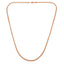 Chaîne Ice Barrel en or rose 14k - 3,10 mm
